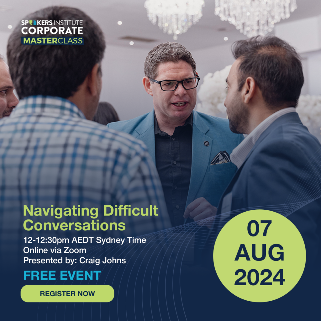 7th Aug 2024. 12-12:30PM Sydney Time. Understand how to approach difficult, courageous & honest conversations.